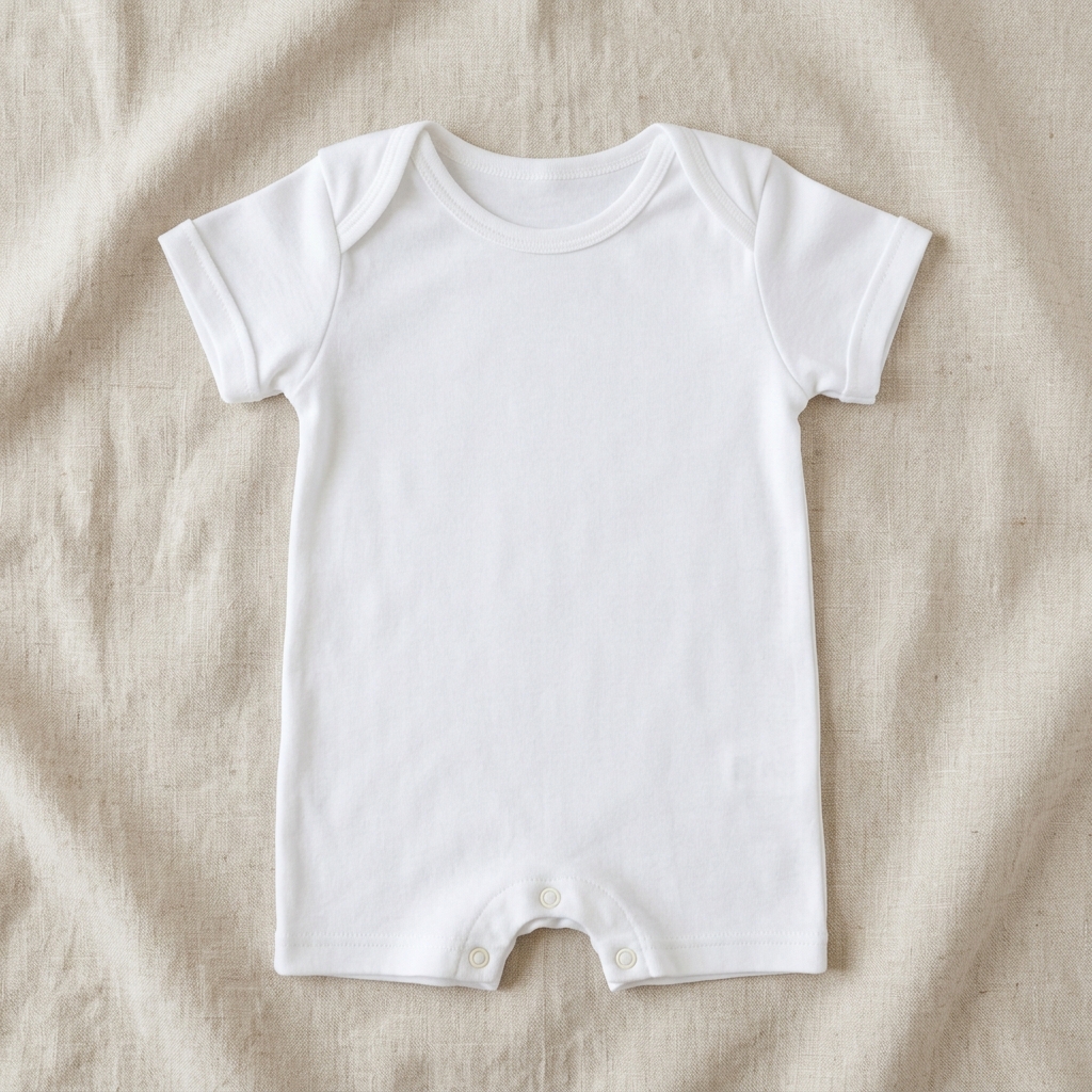 Plain White Romper (Customisable)