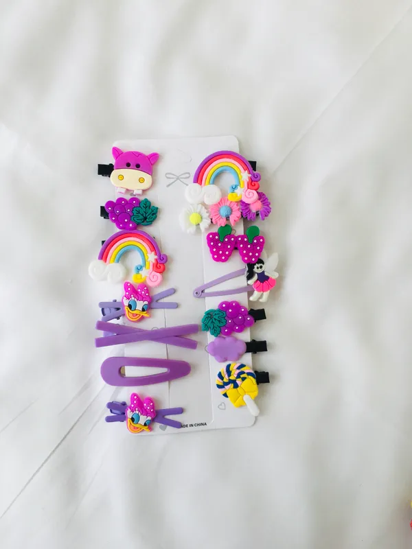 Lilac Dreams Grape & Fairy Tales Hair Clip Set (14-Piece)